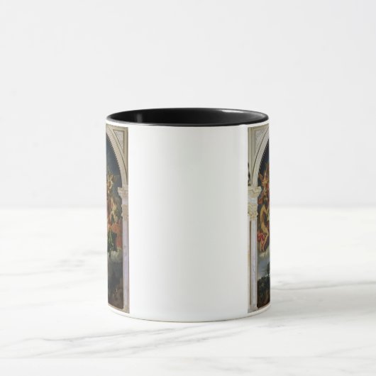 Sankt Nikolaus im Ruhm mit Heiligen Tasse (Zentrum)