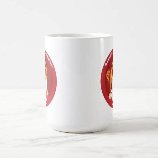 Sankt Nikolaus Kaffeetasse (Mittel)