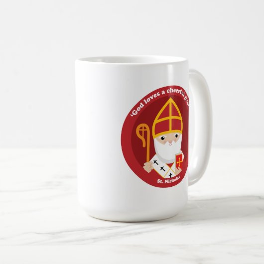 Sankt Nikolaus Kaffeetasse (VorderseiteRechts)