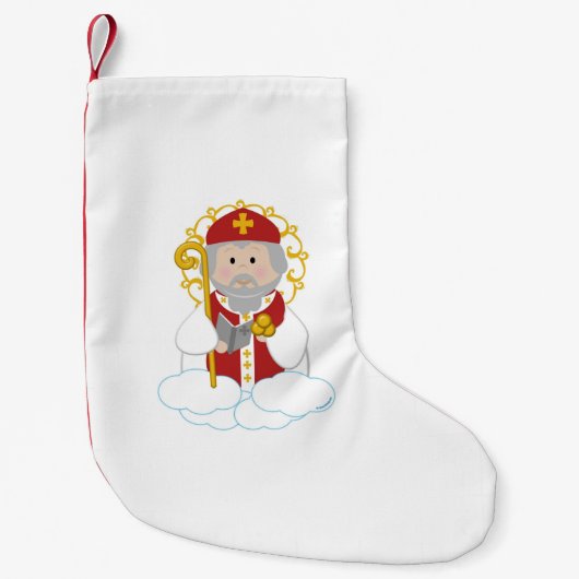 Sankt Nikolaus Kleiner Weihnachtsstrumpf (Vorderseite)