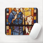 Sankt Nikolaus mit einem Spender Mousepad (Mit Mouse)