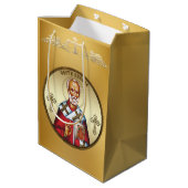 Sankt Nikolaus Mittlere Geschenktüte (Rückseite Schrägansicht)