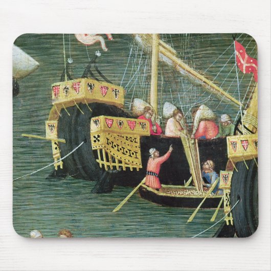 Sankt Nikolaus rettet Mira vom Hunger Mousepad (Vorne)