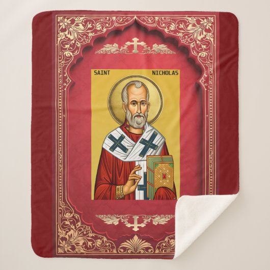 Sankt Nikolaus Sherpadecke (Vorderseite)