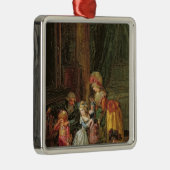 Sankt Nikolaus Tag Silbernes Ornament (Rechts)