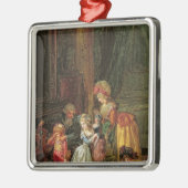 Sankt Nikolaus Tag Silbernes Ornament (Links)