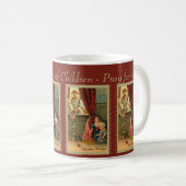Sankt Nikolaus von Myra mit Kindern Kaffeetasse (VorderseiteRechts)
