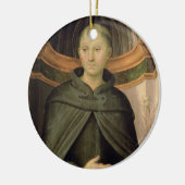 Sankt Nikolaus von Tolentino (Platte) Keramikornament (Links)