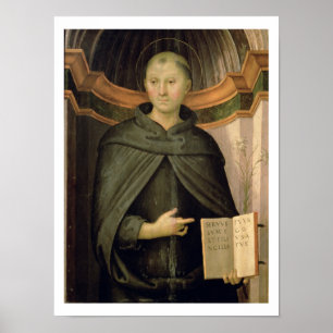 Sankt Nikolaus von Tolentino (Platte) Poster