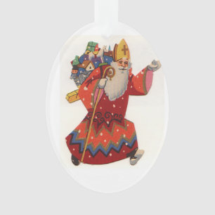 Sankt- Nikolausweihnachtsverzierung Ornament