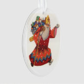 Sankt- Nikolausweihnachtsverzierung Ornament (Vorderseite)