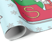 Sankt-Opossums Geschenkpapier (Rolleneckpunkt)