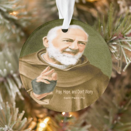 Sankt Padre Pio Ornament (Baum)