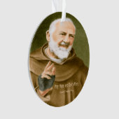 Sankt Padre Pio Ornament (Vorderseite)