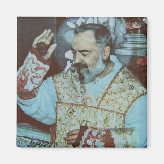 Sankt Pater Pio Magnet (Vorne)