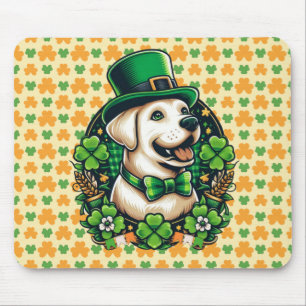 Sankt Patricks Tag Süßer Hund Mousepad