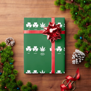 Sankt Patrizius lustige Party für Männer  Geschenkpapier