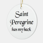 Sankt Peregrin Keramik Ornament (Links)