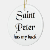 Sankt Peter Keramik Ornament (Links)