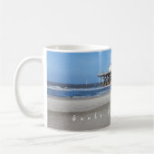 Sankt Peter Ording House auf Pfählen Foto mit Text Kaffeetasse (Links)