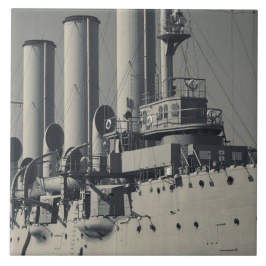 Sankt Petersburg, Cruiser Aurora Fliese (Vorderseite)