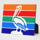 Sankt-Petersburg-Flaggenebene Fotoplatte (Seite)