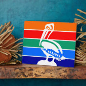 Sankt-Petersburg-Flaggenebene Fotoplatte (Seite)