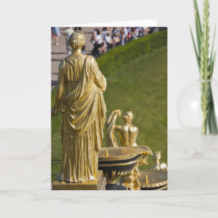Sankt Petersburg, Grand Cascade Brunnen Feiertagskarte