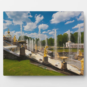 Sankt Petersburg, Grand Cascade Brunnen Fotoplatte