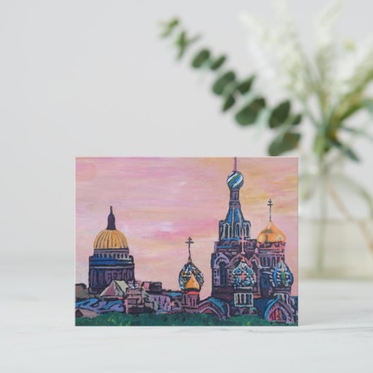 Sankt Petersburg II Postkarte (Stehend Vorderseite)