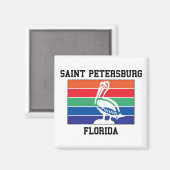 Sankt Petersburg Magnet (Vorderseite/Rückseite)