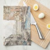 Sankt-Petersburg, Russland Geschirrtuch (Viertel Falte)