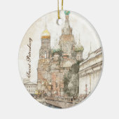 Sankt-Petersburg, Russland Keramik Ornament (Links)