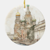 Sankt-Petersburg, Russland Keramik Ornament (Hinten)