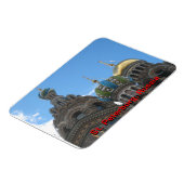 Sankt Petersburg, Russland-Magnet Magnet (Linke Seite)