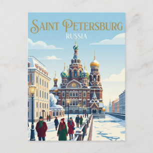 Sankt Petersburg Russland Postkarte