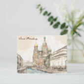 Sankt-Petersburg, Russland Postkarte (Stehend Vorderseite)