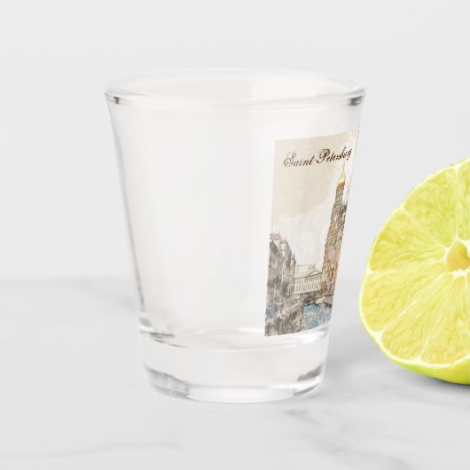 Sankt Petersburg Russland Schießglas - Reisegesche Schnapsglas (Links)