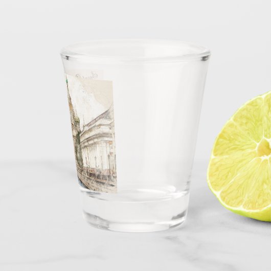 Sankt Petersburg Russland Schießglas - Reisegesche Schnapsglas (Rechts)