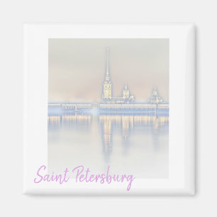 Sankt Petersburg Russland Stadt Aussicht Landschaf Magnet