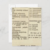 Sankt Petersburg, Russland Titel Seite Index Seite Postkarte (Vorne/Hinten)