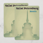 Sankt Petersburg - Russland - Vintager Reiseausdru (Vorne/Hinten)