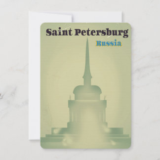 Sankt Petersburg - Russland - Vintager Reiseausdru