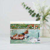 Sankt Petersburg - Vintage Szene Postkarte (Stehend Vorderseite)