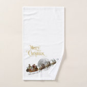 Sankt Pferdeschlitten-Fahrt Badhandtuch Set (Handtuch)