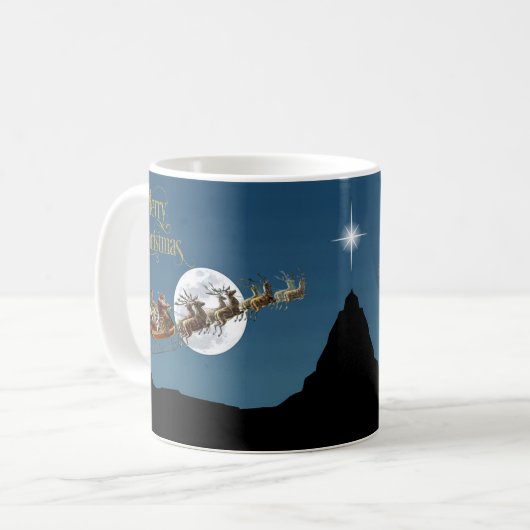 Sankt Pferdeschlitten-Fahrt Kaffeetasse (Vorderseite Links)