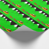 Sankt Pferdeschlitten-Packpapier Geschenkpapier (Ecke)