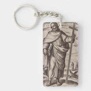 Sankt Philippus einer der Zwölf Apostel Schlüsselanhänger