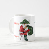 Sankt-Piraten-WeihnachtsTasse Kaffeetasse (Vorderseite Links)