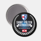 Sankt Pölten Magnet (Vorderseite/Rückseite)